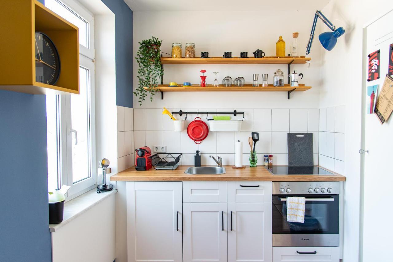 Industriecharme Apartment - Nespresso, Netflix, Wifi, Zentral, Messe Chemnitz Exterior foto