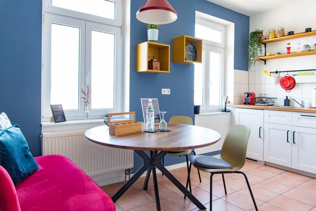 Industriecharme Apartment - Nespresso, Netflix, Wifi, Zentral, Messe Chemnitz Exterior foto