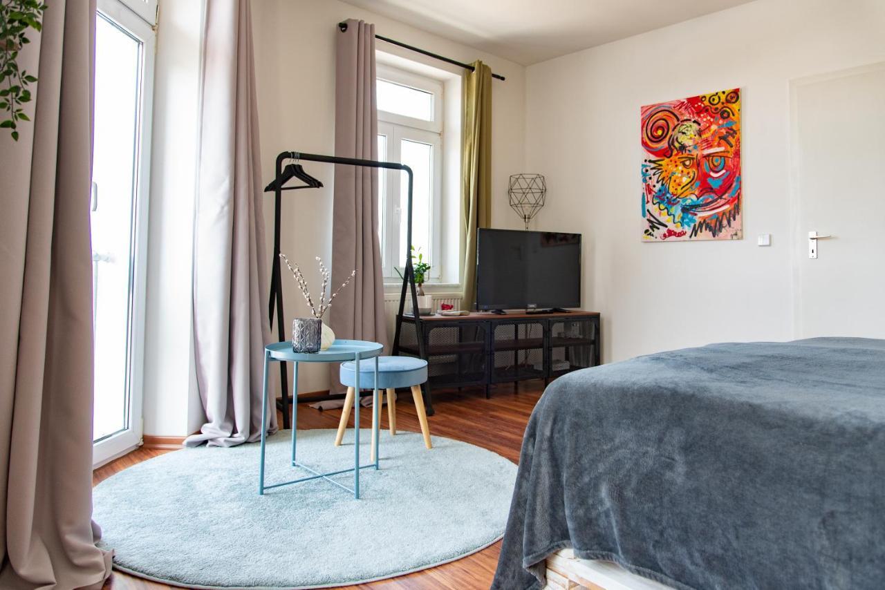 Industriecharme Apartment - Nespresso, Netflix, Wifi, Zentral, Messe Chemnitz Exterior foto